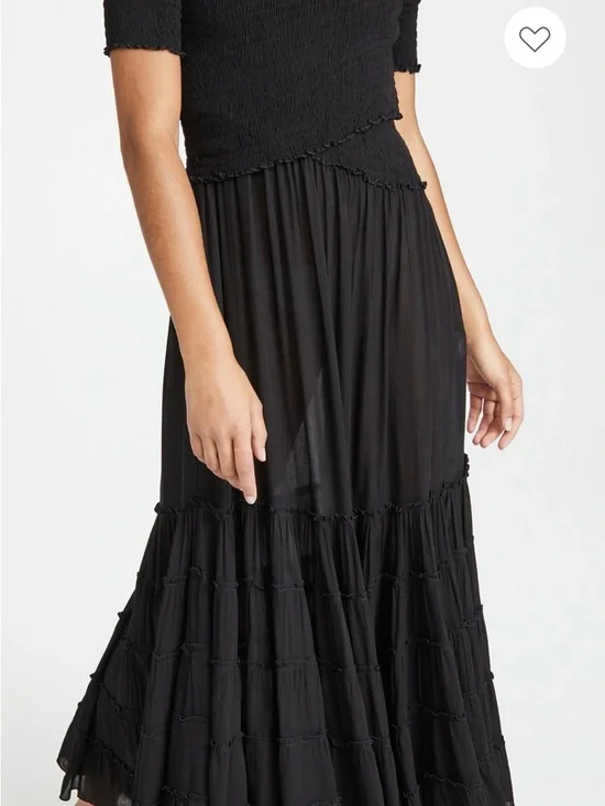Poupette St. Barth Black Maxi Dress - Picture 4 of 8